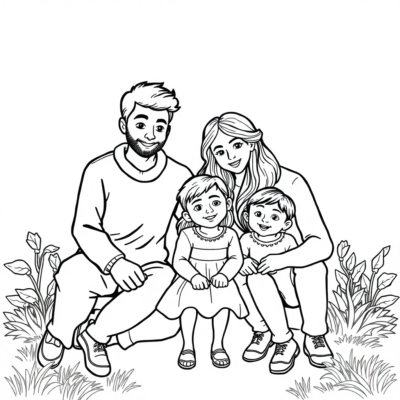 Family Fun Coloring Adventure
