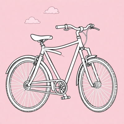 Pedal Pals: A Kids’ Bicycle Coloring Adventure