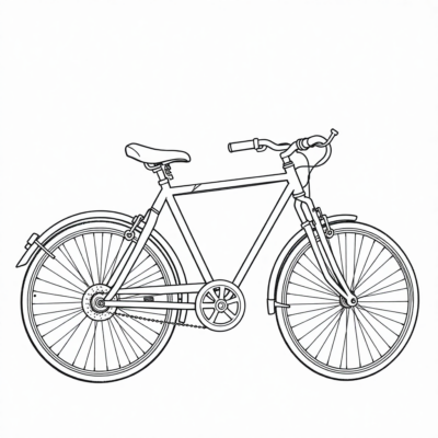 Bike Coloring Book