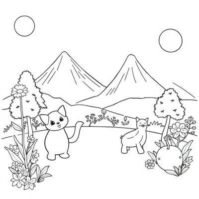 Coloring Book: Various Coloring Pages for Children