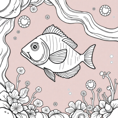 Underwater Fish Friends Coloring Fun