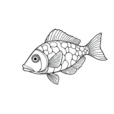 Colorful Fish Coloring Pages