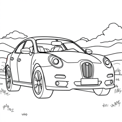 Coloring Book: Cars for Kids Coloring Pages