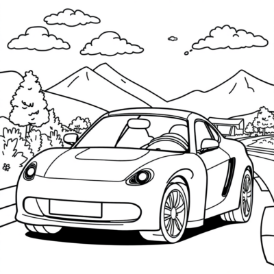 Coloring Book: Cars Coloring Book for Kids