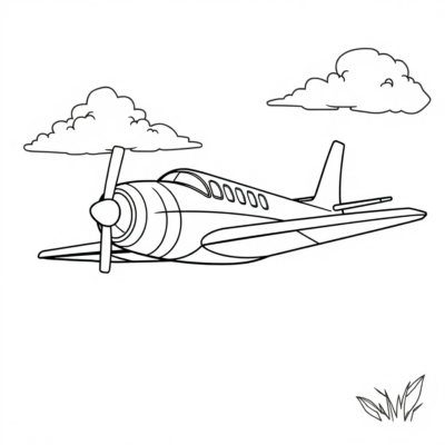 Coloring Book: Airplanes – Coloring Pages for Kids