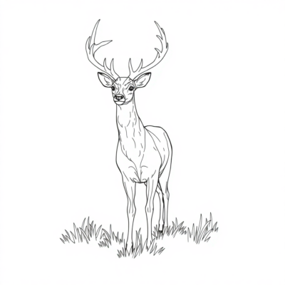 Woodland Deer Coloring Adventures