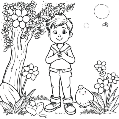 Coloring Book: Savoir Vivre for Kids