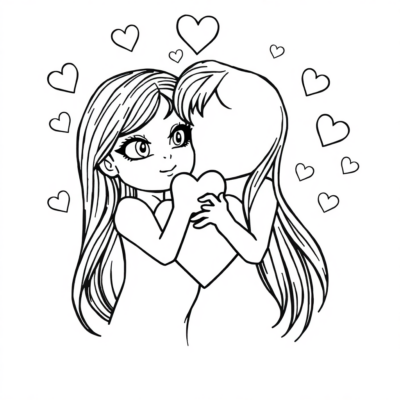 Coloring Book: Heart Coloring Pages