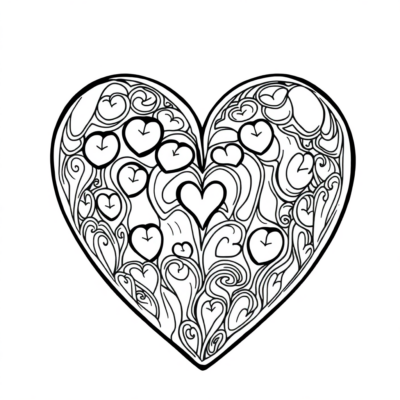 Heart Coloring Page