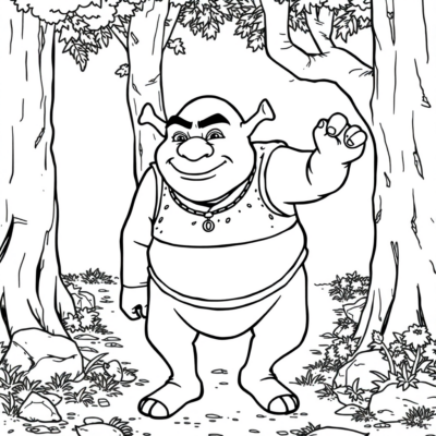 Shrek Coloring Pages