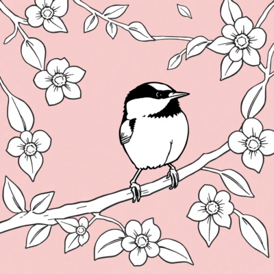 Blue Tit Coloring Book