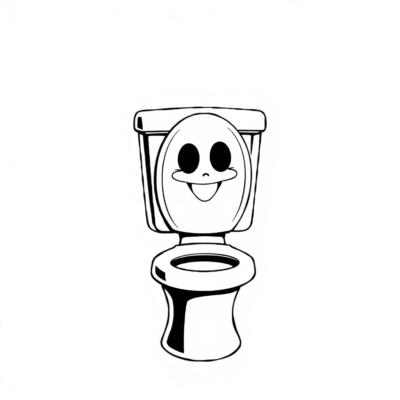 Skibidi Toilet Coloring Book