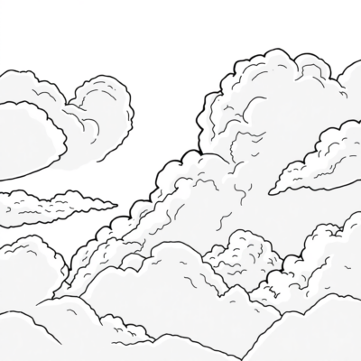 Sky Coloring Book