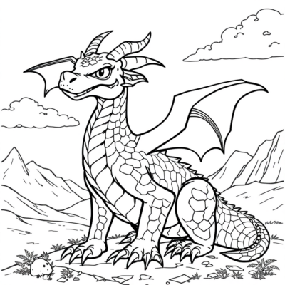 Coloring Book: Wawel Dragon Coloring Book for Kids