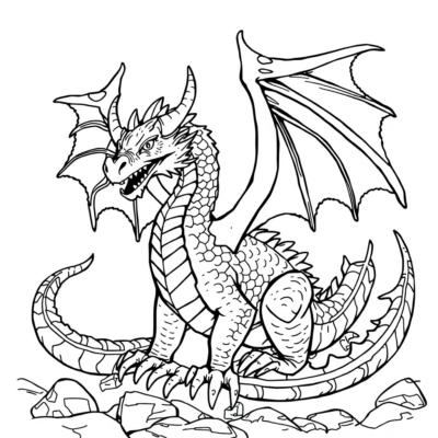 Kraków Dragon Adventure Coloring Fun