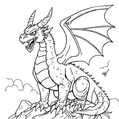 Magical Dragon Friends Coloring Adventure