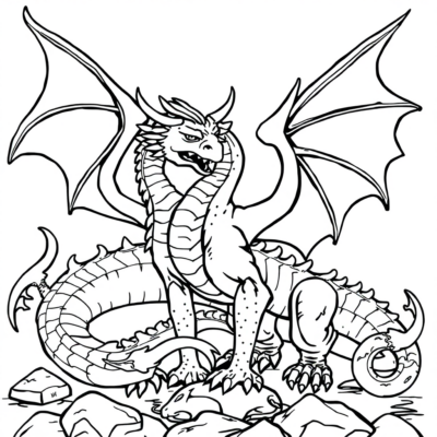 Dragons Coloring Pages for Printing