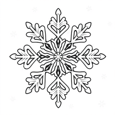 Snowflakes Coloring Book