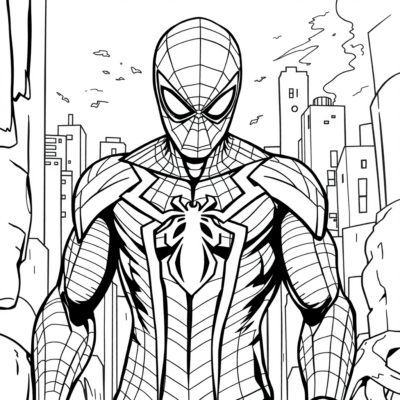 Amazing Spider Hero Coloring Adventures