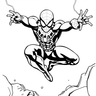 Spider-Man Coloring Page to Print