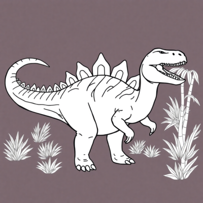 Spinosaurus Coloring Page