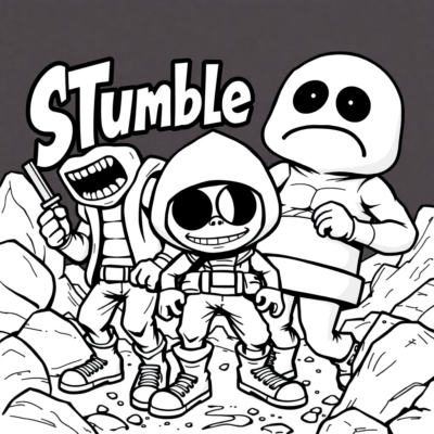 Stumble Guys Coloring Book