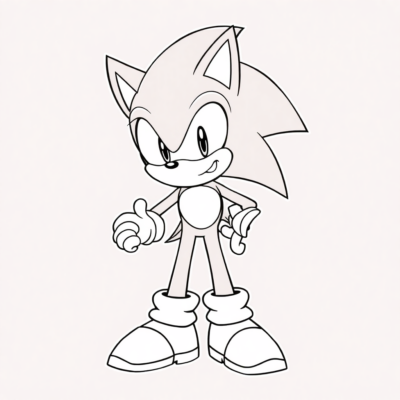 Super Sonic Coloring Book