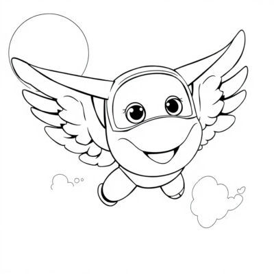 Super Wings Coloring Pages
