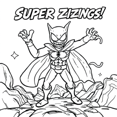 Super Zings Coloring Pages