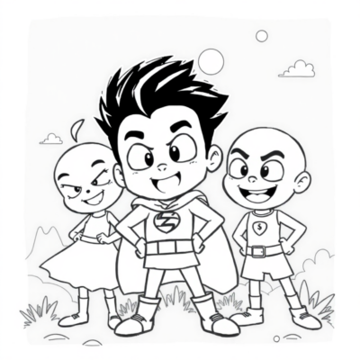 Coloring Book: Super Zings Coloring Pages