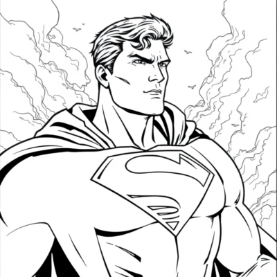 Superman Coloring Book