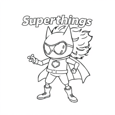 Superthings Coloring Book