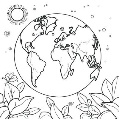 World of Coloring Book