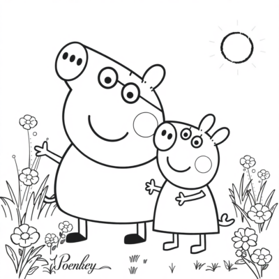 Peppa Pig Coloring Fun for Kids