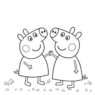 Peppa Pig Printables Coloring Pages
