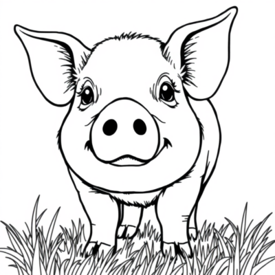 Piggies Coloring Book