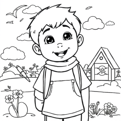 Coloring Book: School Coloring Book for Kids