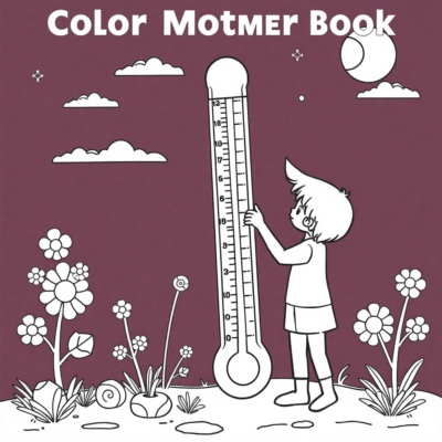 Coloring Book: Thermometer Coloring Book for Kids