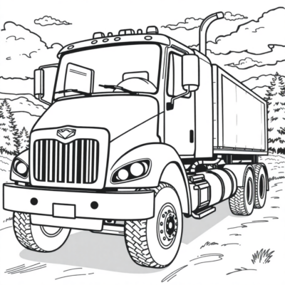 Truck Coloring Pages