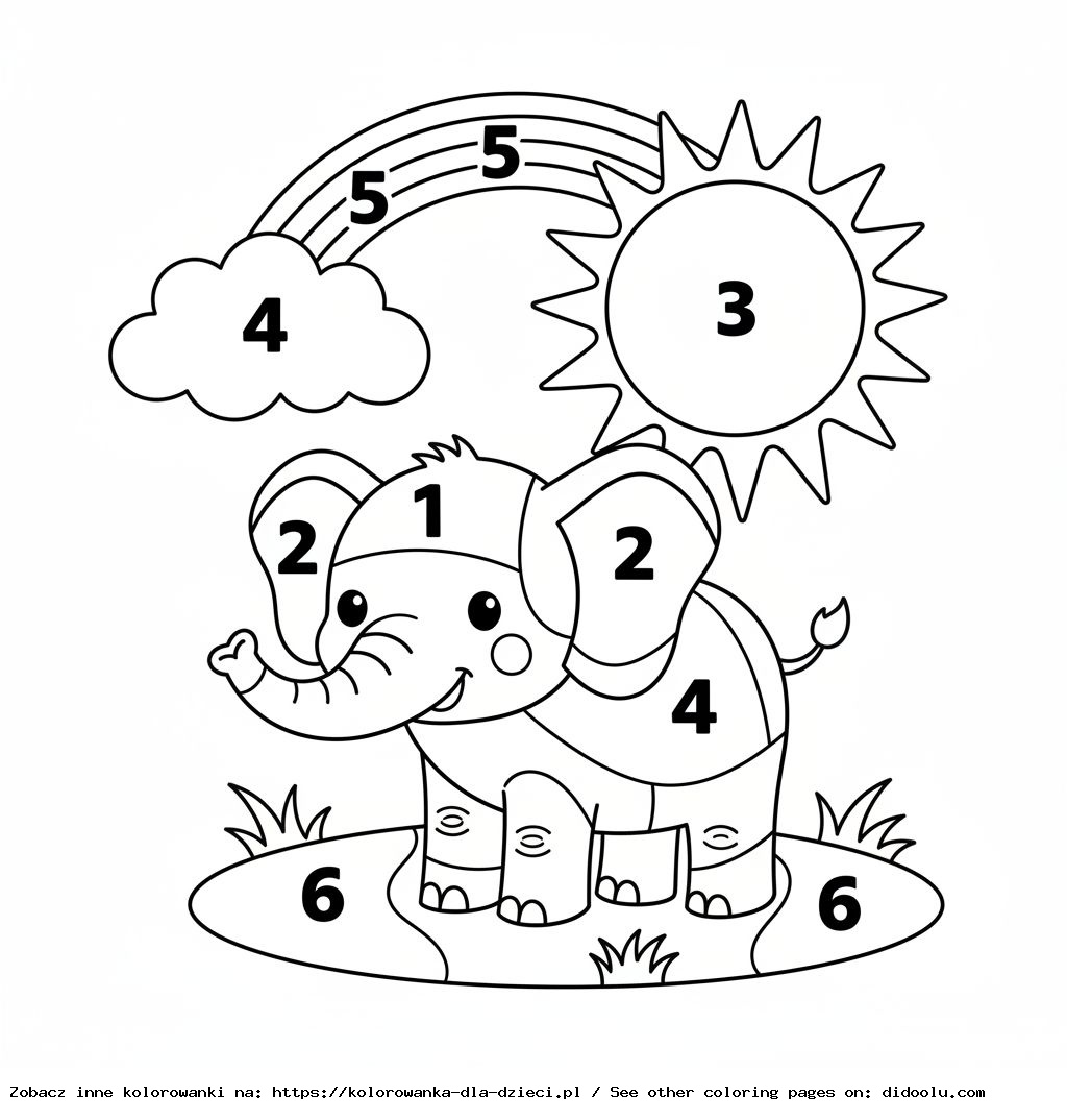 Color-by-Number Fun: Kids’ Coloring Adventure