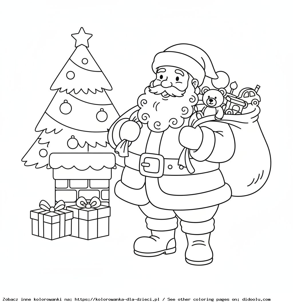 Santa Claus Holiday Coloring Fun