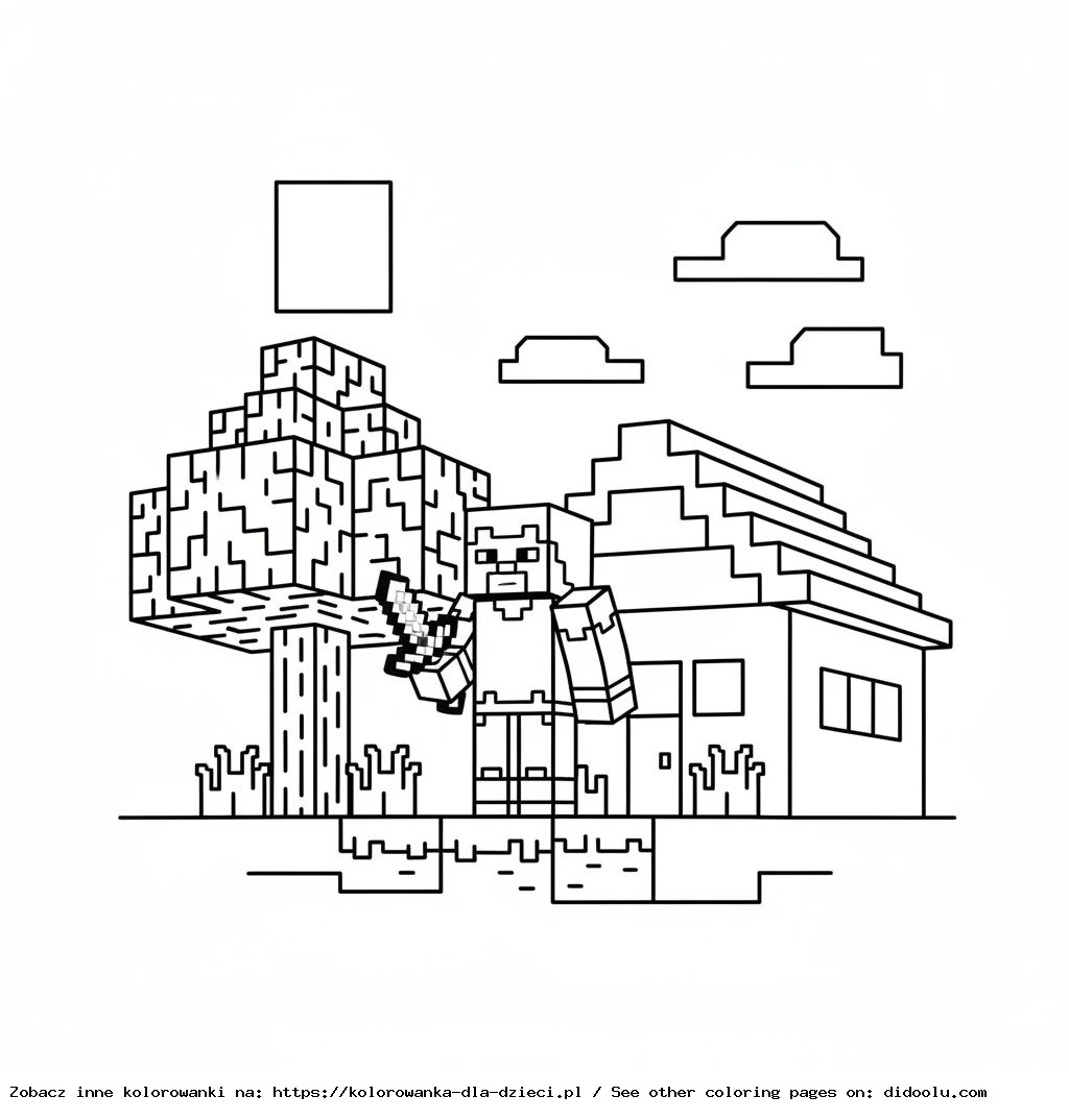 Minecraft Coloring Book for Printing