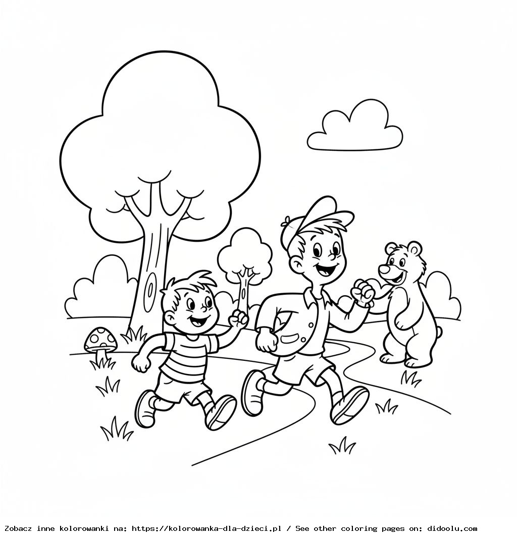 Bolek and Lolek Coloring Book