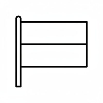 Poland Flag Coloring Book