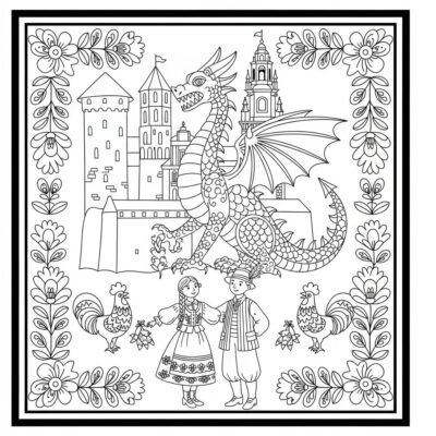 Coloring Book: Polish Coloring Pages for Children