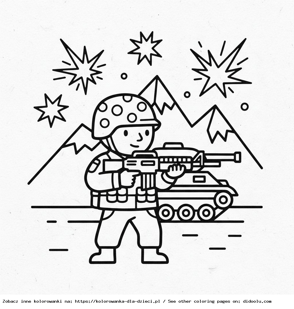 Soldier Coloring Book