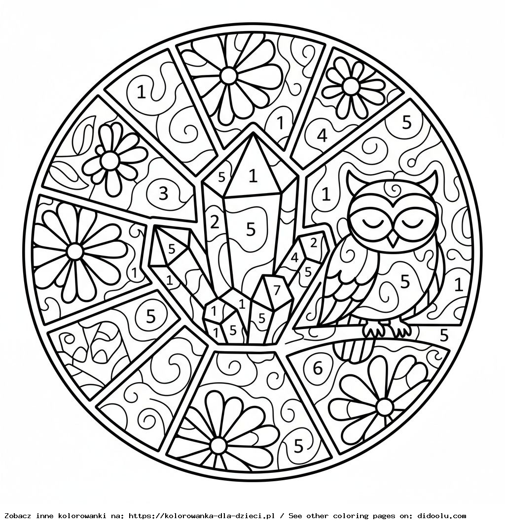 Coloring by Numbers for Adults