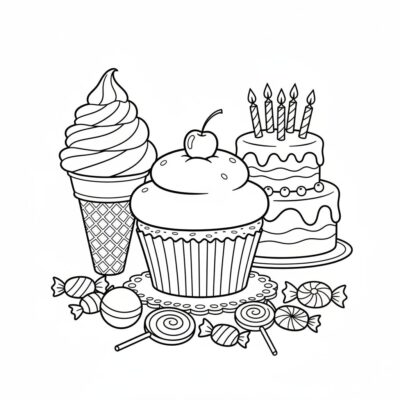 Sweet Coloring Pages