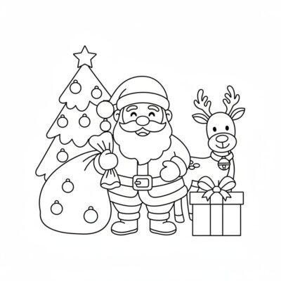 Festive Christmas Coloring Fun for Kids
