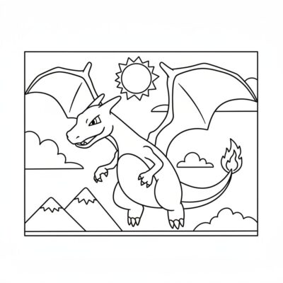 Pokémon Charizard Coloring Pages